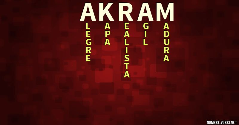 Acróstico akram