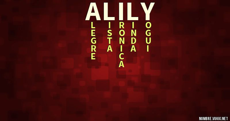 Acróstico alily