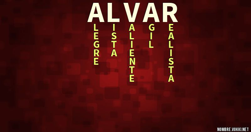 Acróstico alvar