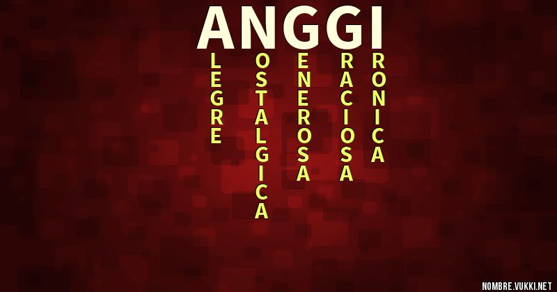 Acróstico anggi