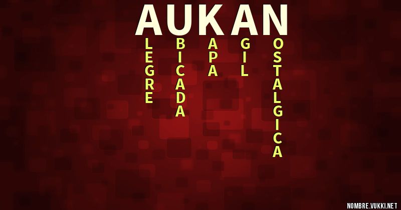 Acróstico aukan