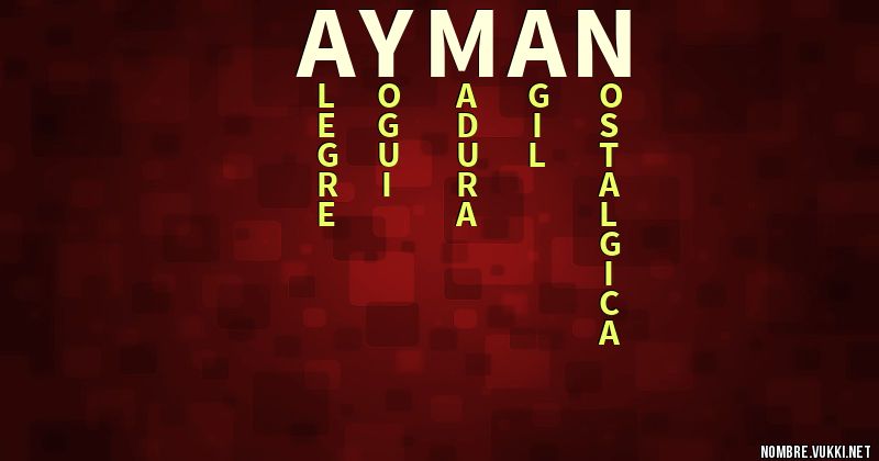 Acróstico ayman