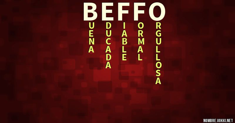 Acróstico beffo