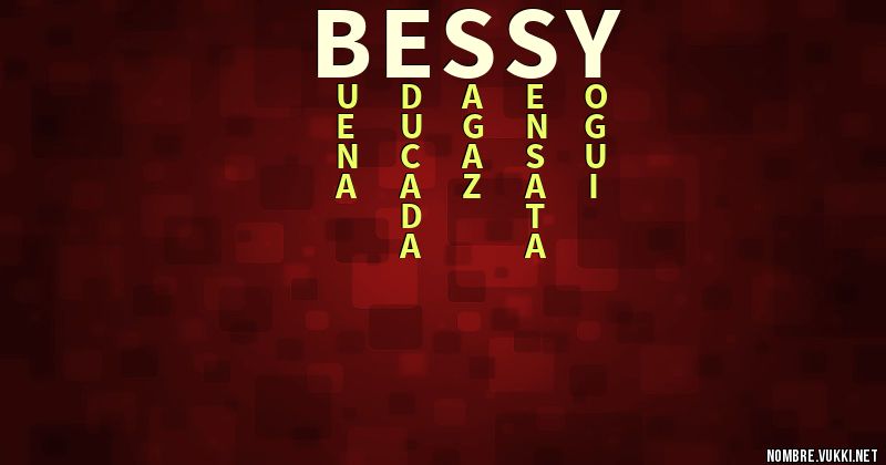 Acróstico bessy