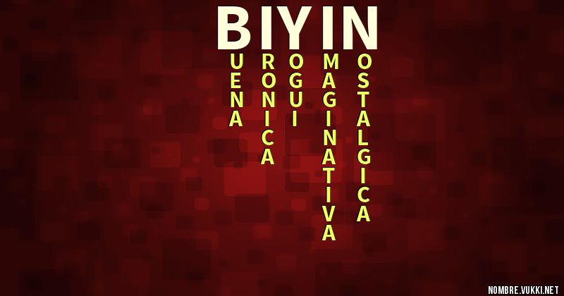 Acróstico biyin