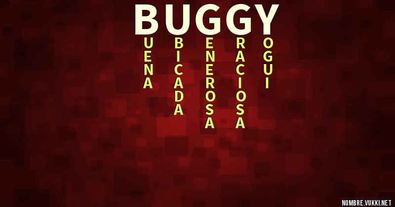 Acróstico buggy
