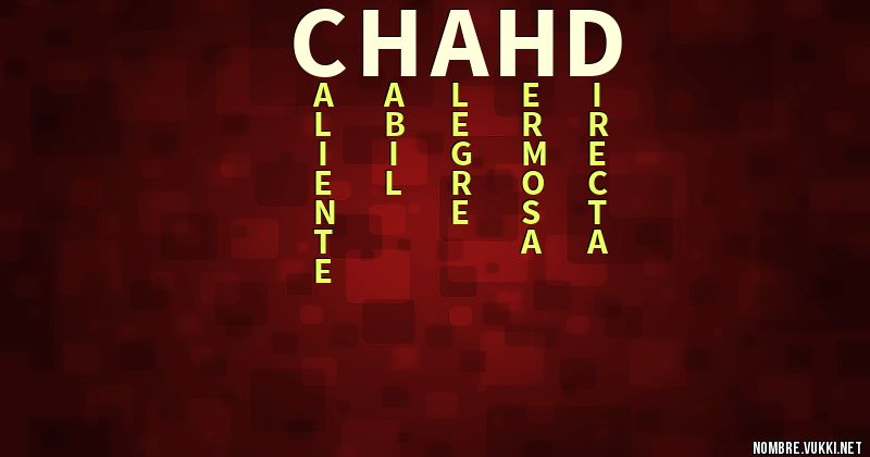 Acróstico chahd