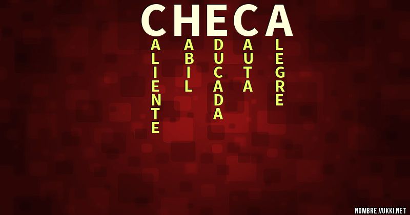 Acróstico checa