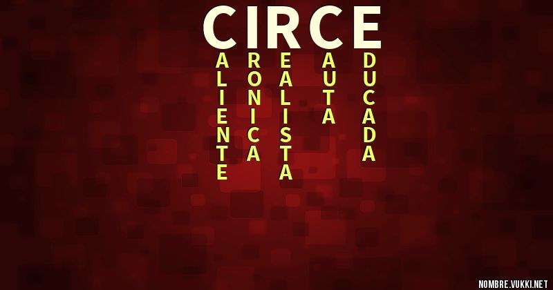 Acróstico circe