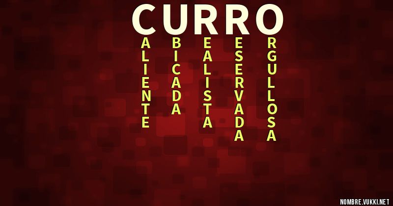 Acróstico curro