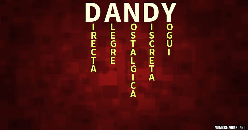 Acróstico dandy