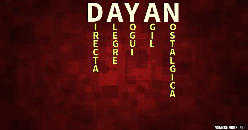 Acróstico dayan