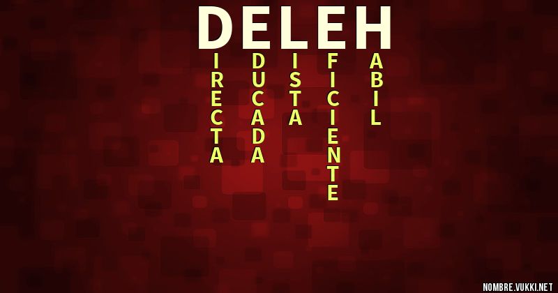 Acróstico deleh