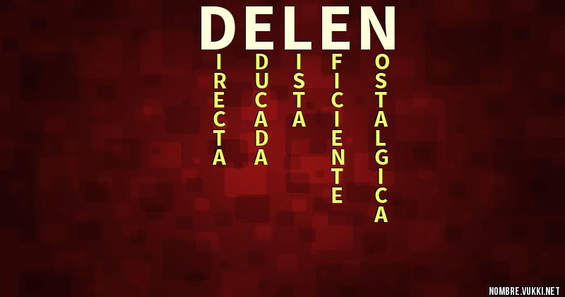 Acróstico delen