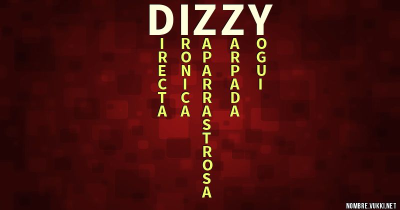 Acróstico dizzy