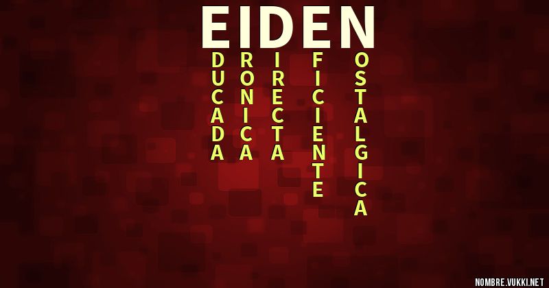 Acróstico eiden