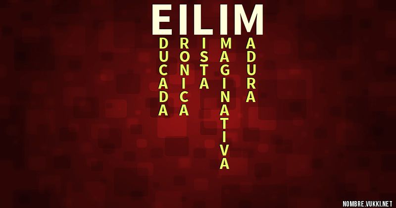 Acróstico eilim