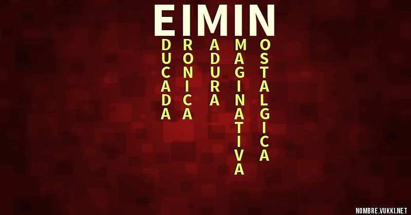 Acróstico eimin