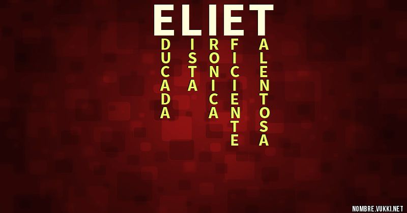 Acróstico eliet