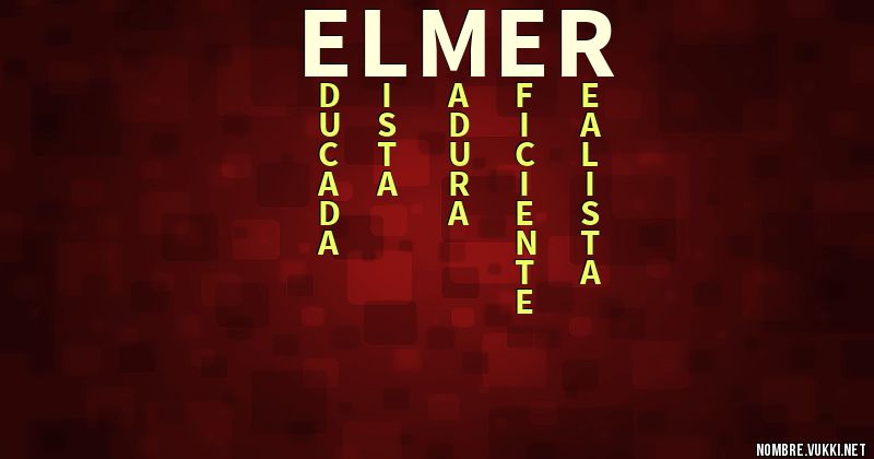 Acróstico elmer