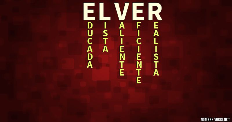 Acróstico elver