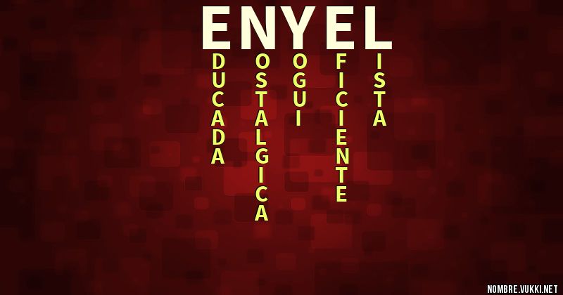 Acróstico enyel