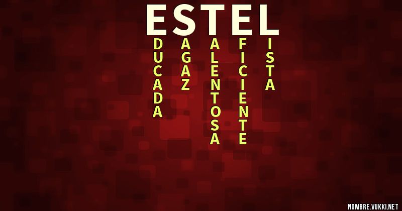 Acróstico estel