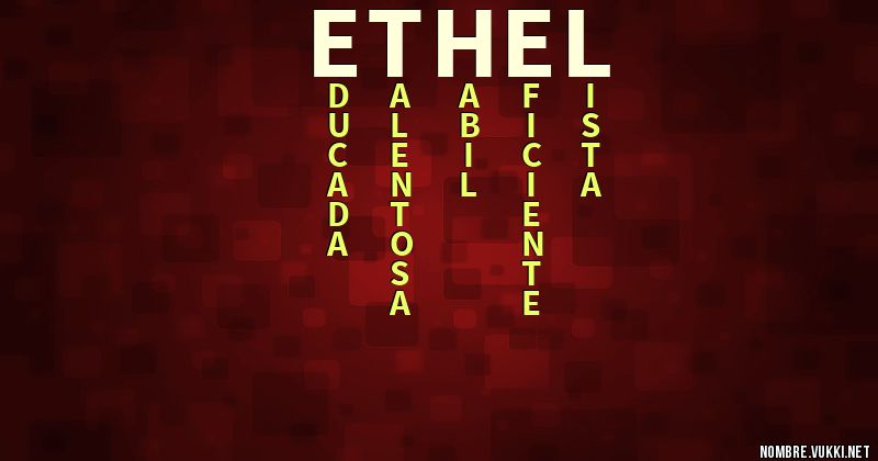 Acróstico ethel