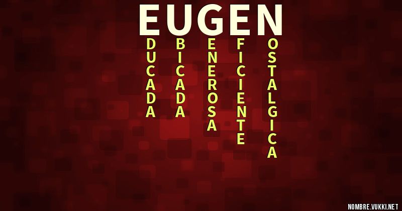 Acróstico eugen