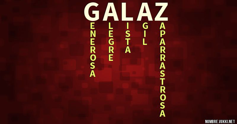 Acróstico galaz