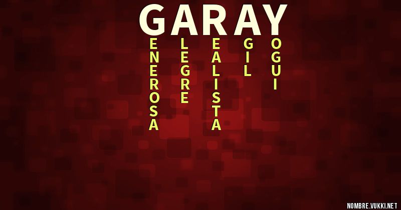 Acróstico garay