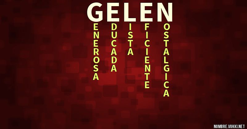 Acróstico gelen