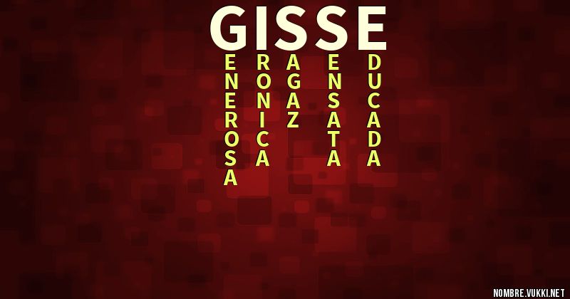 Acróstico gisse