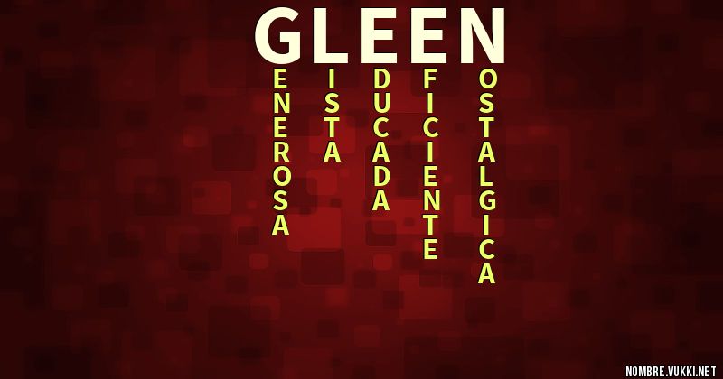 Acróstico gleen