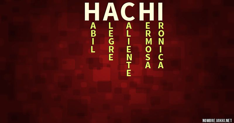 Acróstico hachi