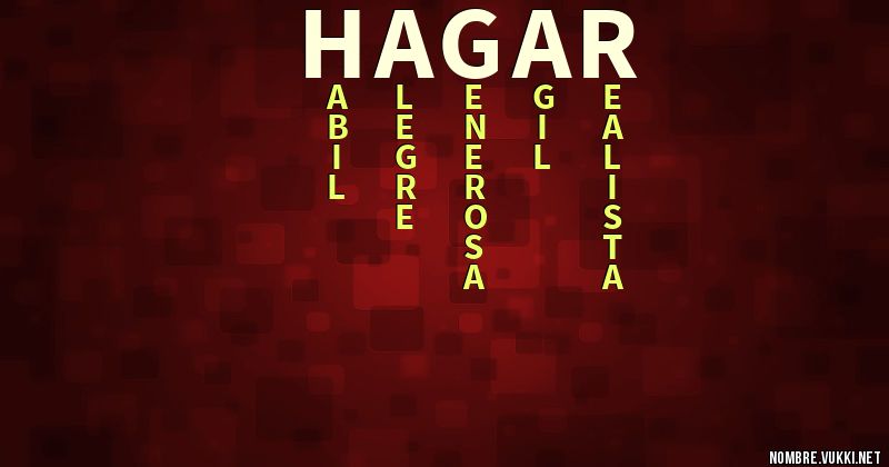 Acróstico hagar