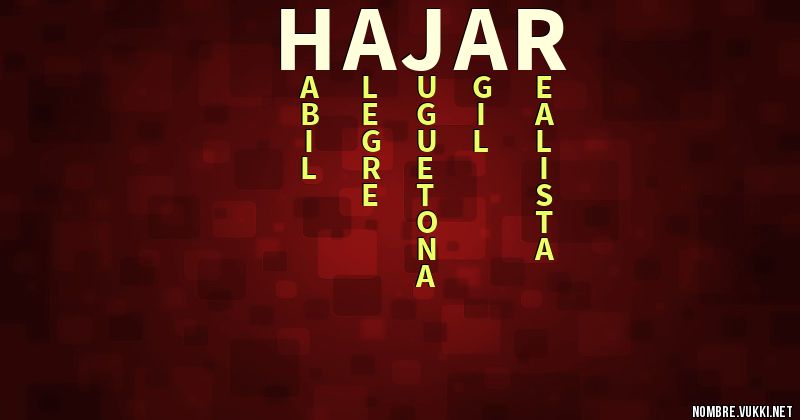 Acróstico hajar