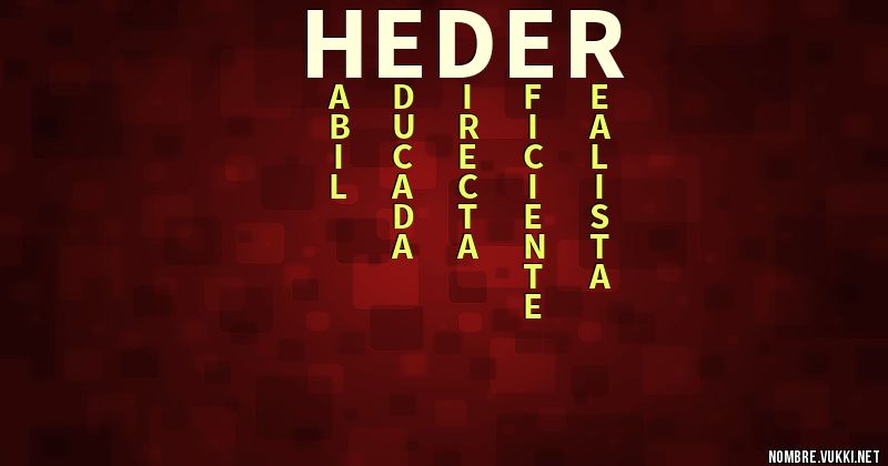 Acróstico heder