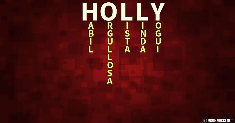 Acróstico holly