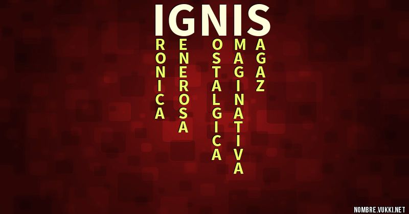 Acróstico ignis