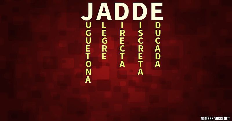 Acróstico jadde