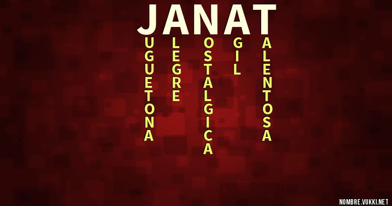 Acróstico janat