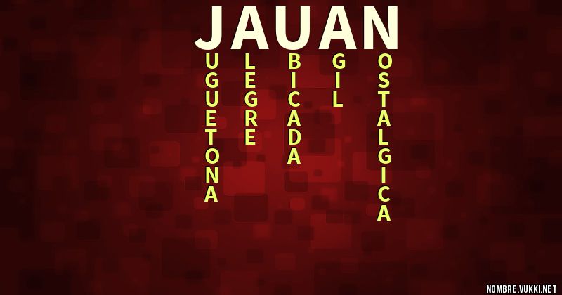 Acróstico jauan