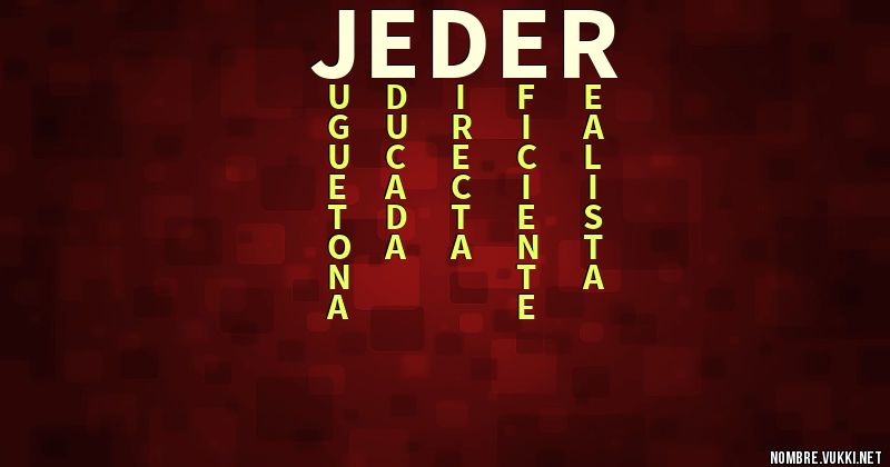 Acróstico jeder