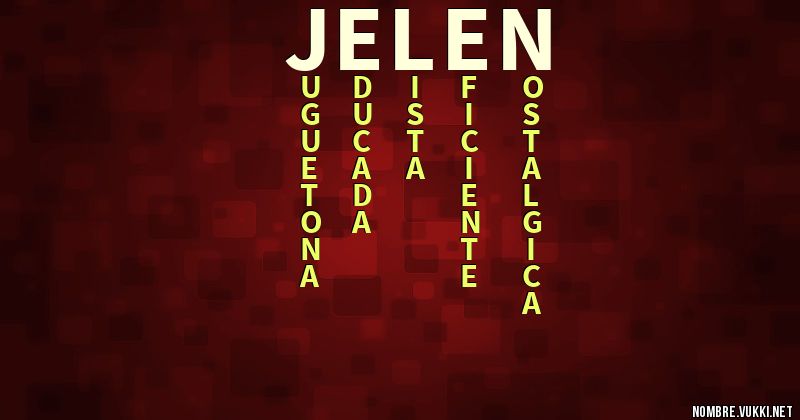 Acróstico jelen