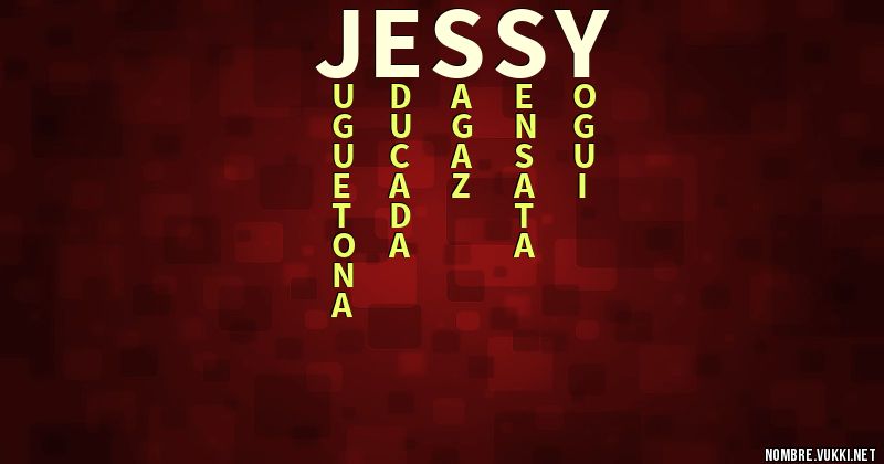 Acróstico jessy