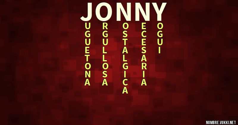 Acróstico jonny