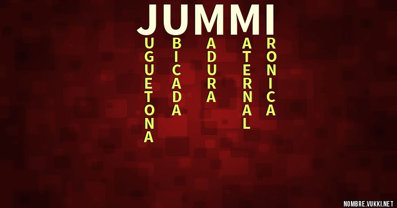 Acróstico jummi