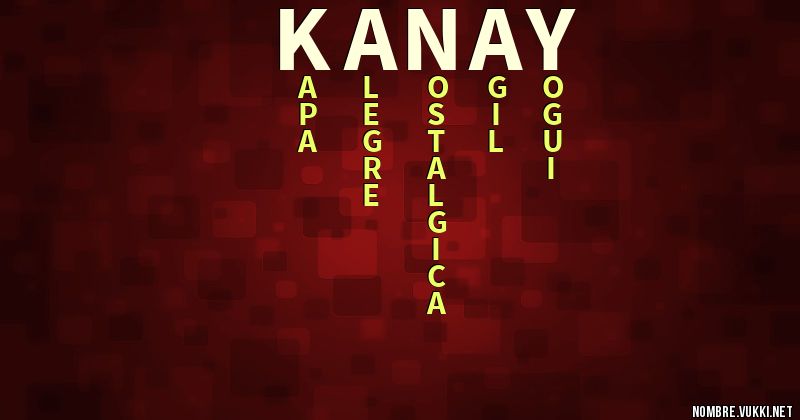 Acróstico kanay