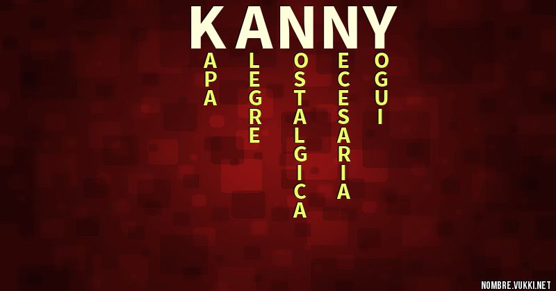 Acróstico kanny